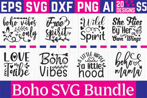 Boho SVG Bundle Bundle · Creative Fabrica