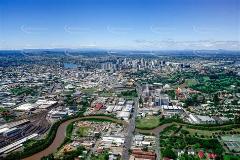 Historic Aerial Photo Bowen Hills QLD Aerial Photography