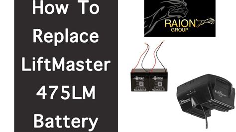 How To Replace The Batteries In A LiftMaster 475LM EverCharge Garage ...