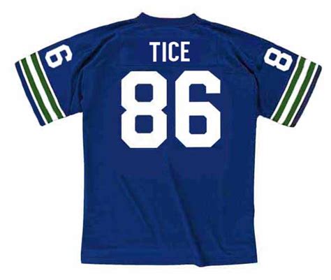 MIKE TICE | Seattle Seahawks 1981 Wilson Throwback NFL Football Jersey