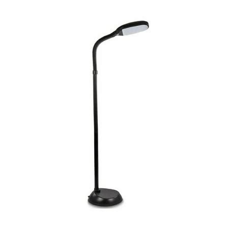 Litespan LED Reading Floor Lamp - Dimmable Full Spectrum LED Light - Fully Adjustable Neck - 12 ...