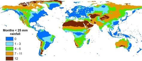 Global Rainfall Distribution, adapted from New, et al., 2000. | Download Scientific Diagram