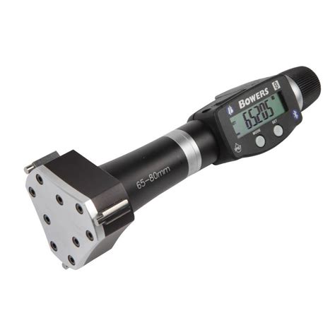 Bowers XTD65M-BT Three Point Digital Bore Gauge UKAS 65-80mm (2.55-3.14 ...