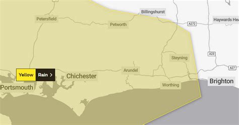 Sussex weather warning for New Year's Eve as heavy rain brings travel disruption and flooding ...