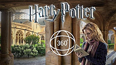 Hogwarts Courtyard Immersive Harry Potter 360 VR ASMR Ambience Experience/ Look Around the Scene ...