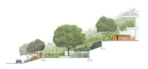 Section Elevation | Landscape architecture design, Landscape architecture section, Architectural ...