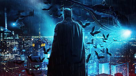 2560x1440 The Batman Over Gotham City 4k 1440P Resolution ,HD 4k ...