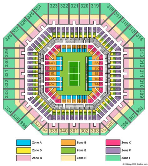 Arthur Ashe Stadium Seating Chart | Arthur Ashe Stadium Event Tickets ...