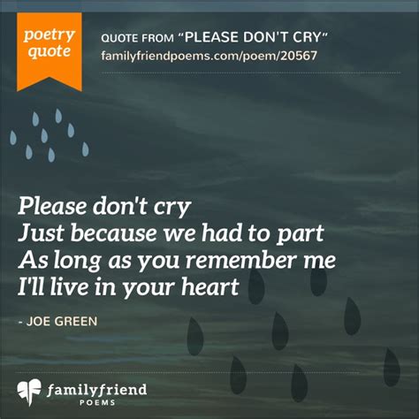 Poem About Loved One's Spirit Being Near, Please Don't Cry