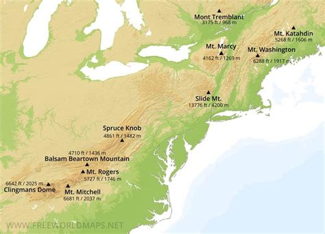 Appalachians Maps