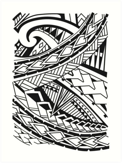 "Polynesian " Art Prints by Kowhaililly | Redbubble