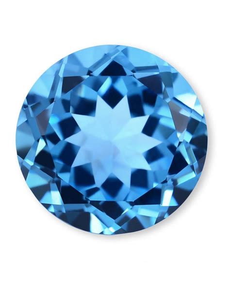 7mm ROUND SWISS BLUE TOPAZ AAA