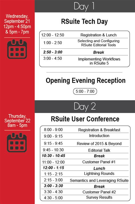 User Conference & Tech Day Agenda Announced