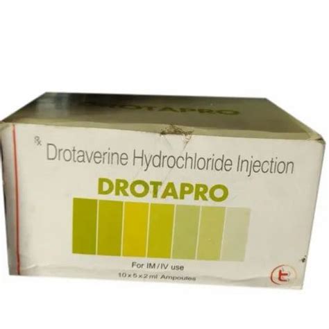 Drotaverine Hydrochloride Injection at Rs 34/piece | Pharmaceutical Injection in Mulund | ID ...