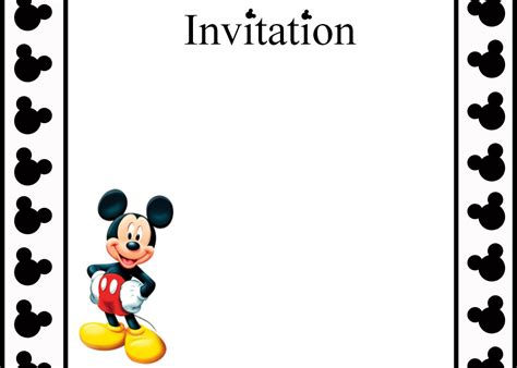 Carte D'anniversaire A Imprimer Mickey | coleteremelly blog
