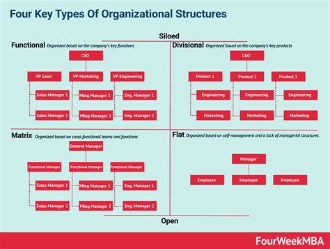 Different Types Organizational Structure - Image to u