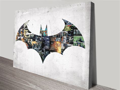 Batman Comic Strip Pop Art Print on Canvas | Canvas Prints Australia