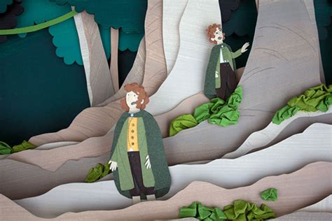 LoTR: The Hobbits meet the Ents :: Behance