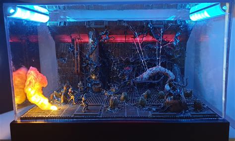 I've added dust cover and lighting to my Alien diorama [C&C welcome ...