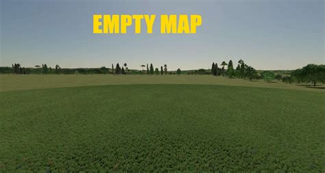 Empty Map for build you farm v1.0 FS22 [Download Now] - FS23 Mods