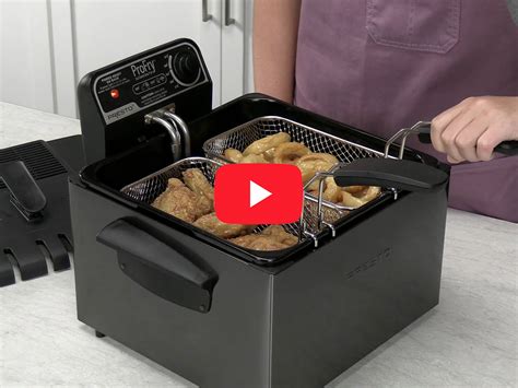 Presto® Dual Basket ProFry™ immersion element deep fryer - Product Info - Video - Presto®