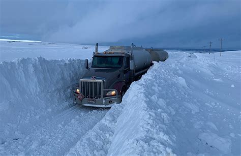 There is so much snow in Idaho right now that it almost buried a fuel ...