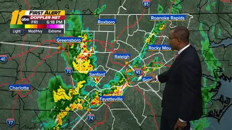 NC weather | Strong storms move out of Triangle, sunny weather expected ...