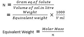 Formula Equivalent Weight - Answered: Table 1: Equivalent Weight of the ...