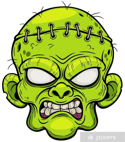 Cartoon Zombie Face ~ Zombie Face Clipart 10 Free Cliparts | Lentrisinc