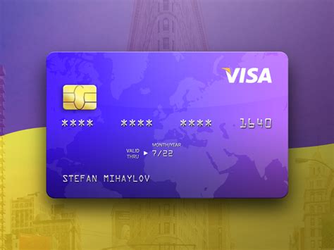 Purple PSD Credit Card Mockup by Yokai on Dribbble