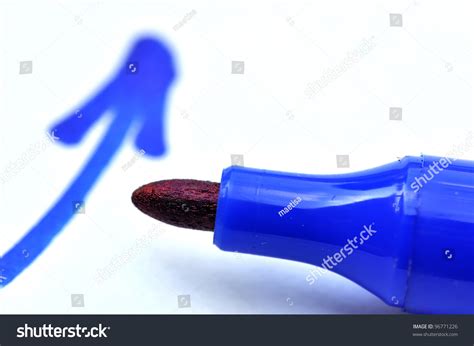 Blue Marker Drawing Diagram Isolated On Stock Photo 96771226 | Shutterstock