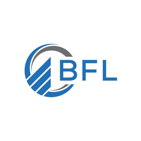 BFL Flat accounting logo design on white background. BFL creative ...