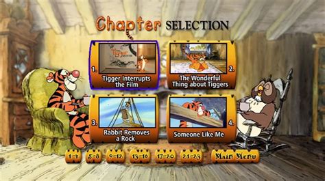 The Tigger Movie (2000) – DVD Menus