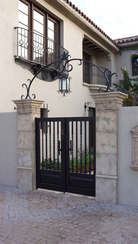 Wrought iron garden door📞05336910636 - #garden#door - | Spanish style homes, Gate design ...