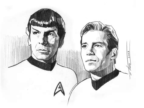 Kirk & Spock - Spirk Fan Art (10302230) - Fanpop