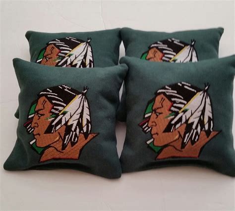 Fighting Sioux logo machine embroidery design