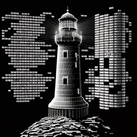 8-bit ascii-art lighthouse - AI generated free images and icons with ...