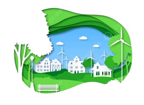 Green Energy Eco Vector Design Images, Eco City Save Energy Green, Nature, Alternative, Image ...