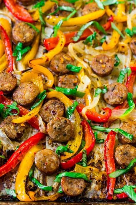 Sausage and Peppers in the Oven {Easy Sheet Pan Recipe} – Well Plated