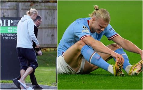 Man City injury news: Erling Haaland limping to medical centre