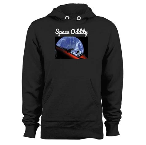 Starman Tesla Roadster Spacex Space Oddity Hoodie