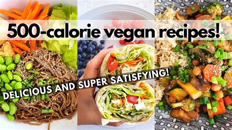 500 CALORIE VEGAN RECIPES (Healthy Low Calorie Vegan Meal Ideas) - DailyVeganLife.com