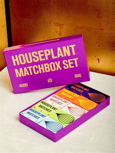 Houseplant + Matchbox Set of 10