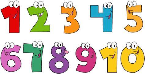 Numbers Number Design 1 To 10 Transparent Cartoon Free Cliparts ...