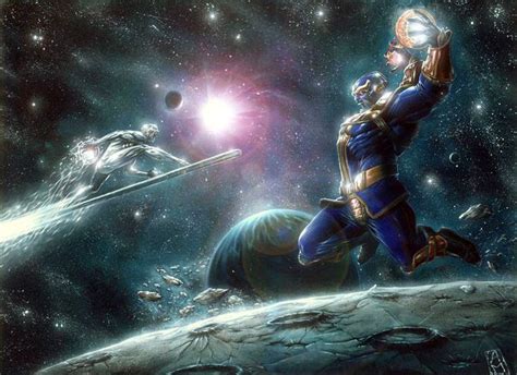 Thanos vs Silver Surfer: Here's Why Thanos Will Prevail Over Silver Surfer