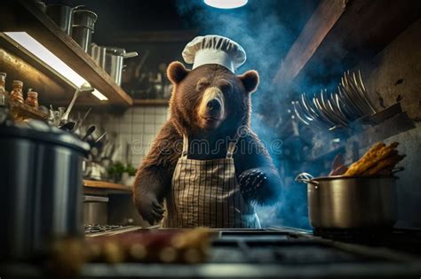 Master Chef Bear a Culinary Prodigy in Stunning HighResolution Glory ...