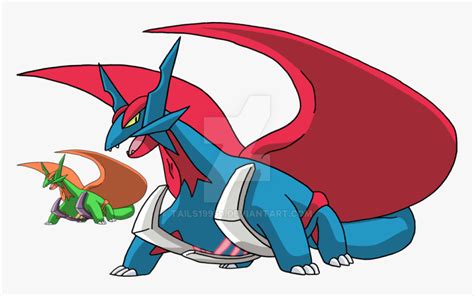 Salamence Mega Evolution Png, Transparent Png - kindpng