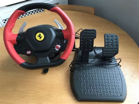 Thrustmaster Ferrari 458 Spider Racing Steering Wheel and Pedals Xbox ...