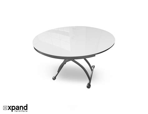 Lifting Round Coffee-Dining Table | Expand Furniture