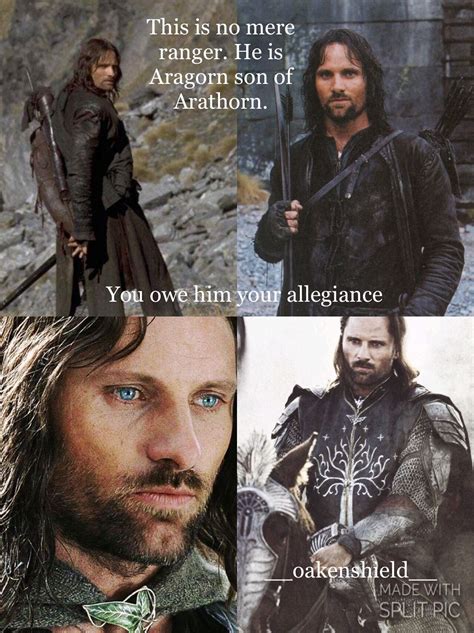 Aragorn son of Arathorn | Aragorn, The hobbit, Lotr